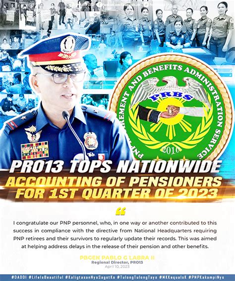 PNP launches modified nationwide accounting of pensioners.